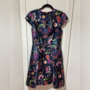 Ted Baker Navy Skater Dress